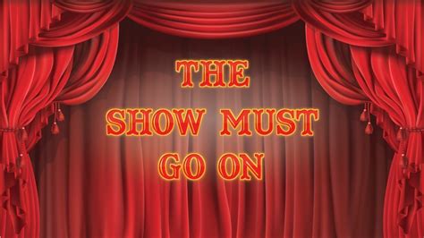 the show must go on youtube